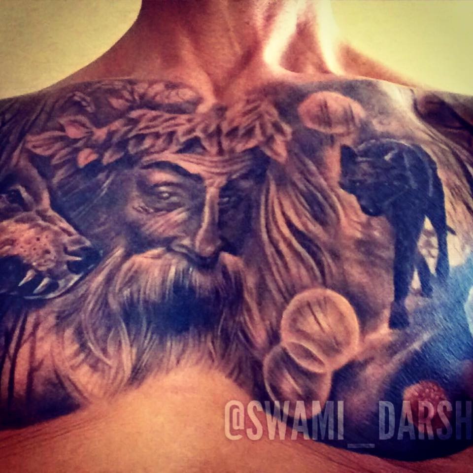 татуировки Свами Даши - волк
